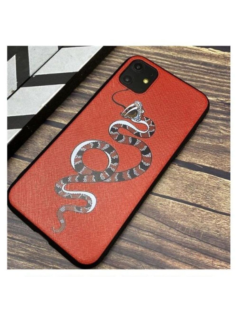 IPHONE 11 PRO MAX RED SNAKE MATTE SOFT PHONE CASE BRAND NEW